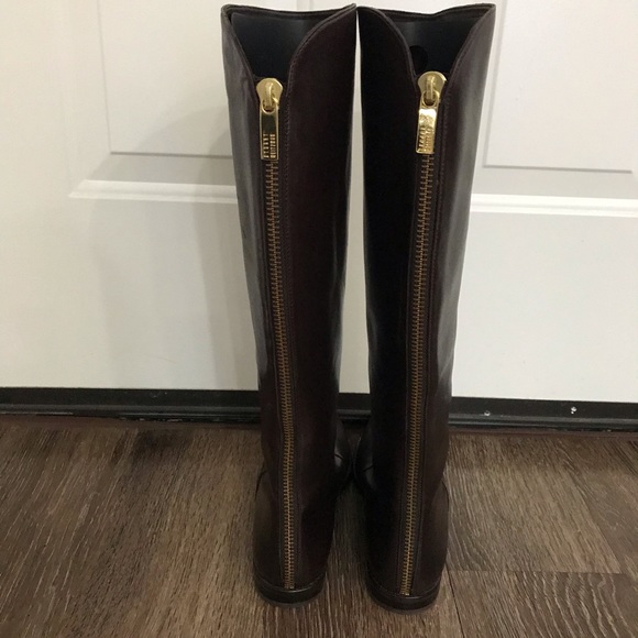 SOLD Stewart Weitzman Soft Leather Brown Boots - Picture 3 of 5